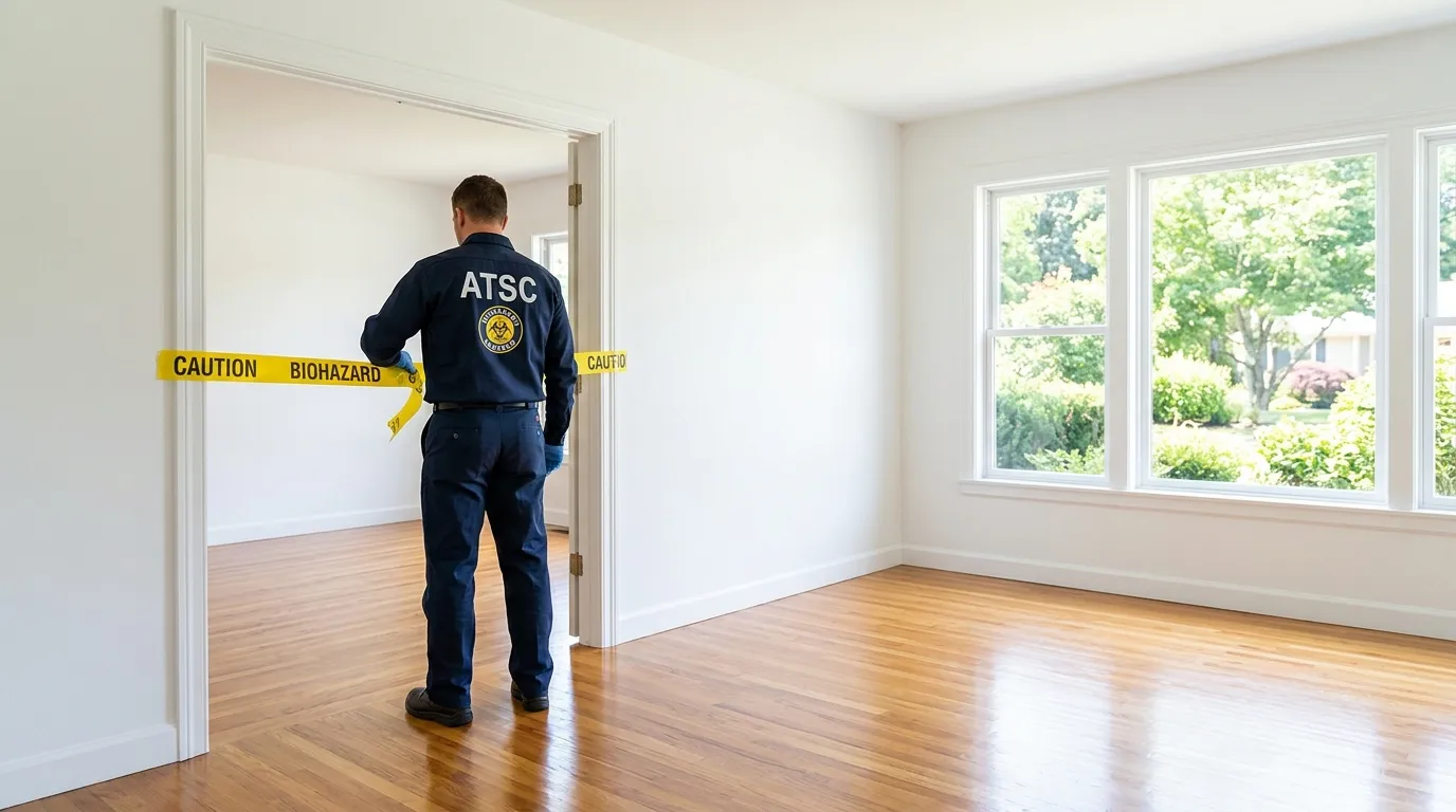 Certified biohazard cleanup crew performing Trauma Scene Cleanup in Clewiston